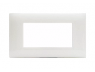 Ave Placca Tecnopolimero Young S44, colore bianco totale – 4 Mod.