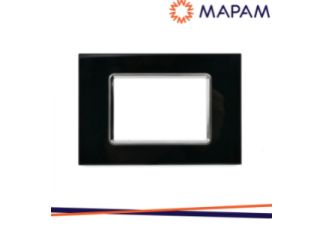 Mapan Placca vetro 6003bl-2 t2 3p nero