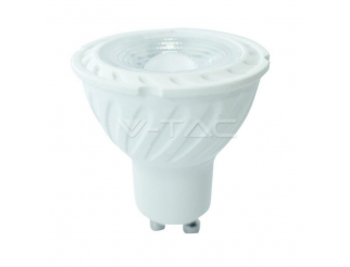 LED LAMPADINA SAMSUNG CHIP - GU10 6.5W RIPPLE PLASTICA LENS COVER 110  DIMMABLE 3000K                                   