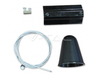 LUCI PENDENTE DELLA PISTA KIT 1M/4 FILI NERO                                                                            