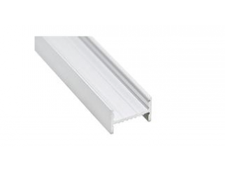 LIFE Profilo alluminio 2m Dissip.30W/m, Da Parete,Incavo 16,2mm H19,5mm Cover Opt 