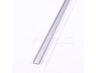 V-TAC Profilo in alluminio 2000 x 23.5 x 10mm milky
