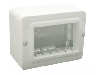 AVE 44 - Contenitore autoportante 3 moduli IP40 colore bianco 