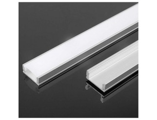 V-TAC Led profilo in aluminio per striscia2000x17.4x7mm milky