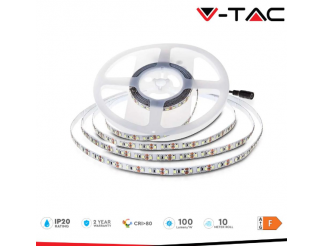 V-TAC Led striscia smd2835 120 leds high lumen 24v ip20 4000k double pcb