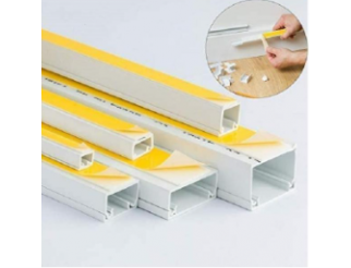 Canalina adesiva 2mt 25x16 plastic cable trunking-self ct2 BIANCO