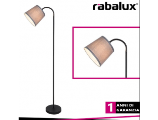 Lampada DA TERRA a piantana godric 141cm grey e27