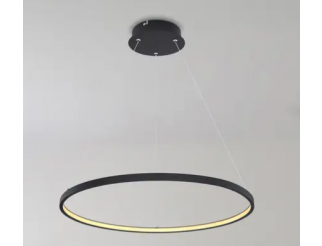 ISYLUCE SOSPENSIONE Aluring rotonda colore nero cm 80x150h LED 32w 3200k