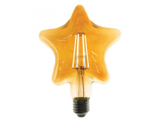 LAMPADA VINTAGE STELLA STAR 6W 420LM 2700K 140X185MM