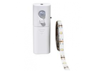 LIFE KIT STRIP LED CON SENSORE, BATTERIE 2xAA, LUCE 4000K, 1,5W 1m, BLISTER	