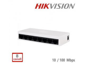 SWITCH 8CH HIKVISION 10/100MBPS                                                                                         