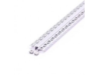 V-TAC Profilo in alluminio set milky gesso narrow 2000mm 