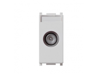 MAPAM Presa tv passante 634b/vmr bianco