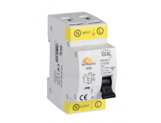 KANLUX Interruttore magnetotermico differenziale 6ka 2p kro6-2/c10/30
