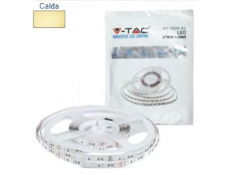 Strisce led smd5050 - 60 leds 24v bianco caldo ip20 3000k - v-tac 
