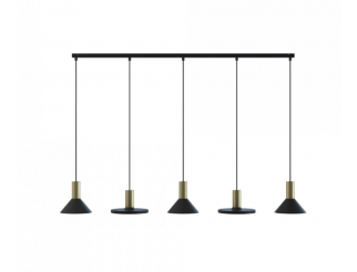 Nowodvorski SOSPENSIONE HERMANOS V BLACK/SOLID BRASS