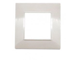 V-TAC Placca 6002-01 2p bianco/vmr-pln tecnopolimero 