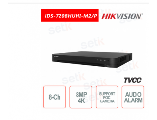 Hikvision DVR POC SCH TVI + 2IP 5MP + 1HDD TB