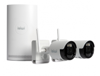 isw Kit Wireless Isiwi Connect AIR2 ISW-K2N8BFBTA4MP-2 GEN1 NVR 8 Canali + 2 Telecamere a batteria