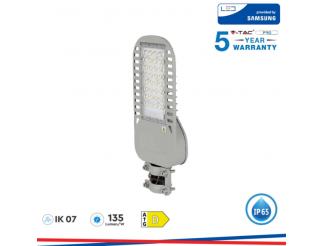 Led armatura stradale samsung chip 5 anni di garanzia 50w slim 4000k 135 lm/w