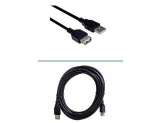 LIFE CAVO USB V2 SP.A-PR.A 5M NERO (32x0,12 + 4x30AWG + Al), BULK