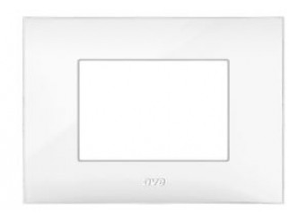 PLACCA AVE SERIE YOUNG44 3 MODULI COLORE BIANCO COD. 44PJ03B