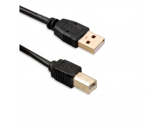 Cavo USB Tipo B per Stampante Cavetto 1.8 Mt VULTECH Doppia Schermatura US21302
