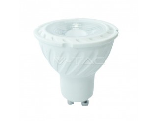 V-TAC Led lampadina samsung chip - gu10 6.5w ripple plastica lensa cover 110` dimmable 4000k