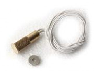 Contatto da incasso metallico con magnete da superficie
