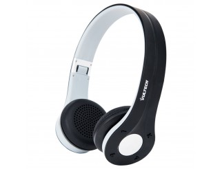 Cuffie Wireless Bluetooth MP3 Stereo Microfono Headset VULTECH HD-05NBT Nere