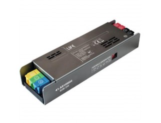 Alimentatore Metallico Serie 1 slim, 24Vdc 2,5A 60W Input 176-264Vac con soft start e selettore Luminosità