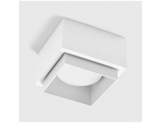 TECNICO SYME SOFFITTO 1 LUCE QUADRATA BIANCO
