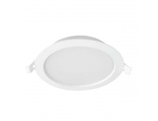 FARETTO LED ROTONDO DA INCASSO SLIM 24W, BA120°, 3000K/4200K/6500K, LM2840, 225x40mm (foro D.200mm)