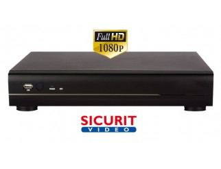 SICURIT Videoregistratore digitale 5 in 1 AHD + IP + TVI + CVI + 960H 16 canali uscita HDMI - 1 slot per Hard Disk