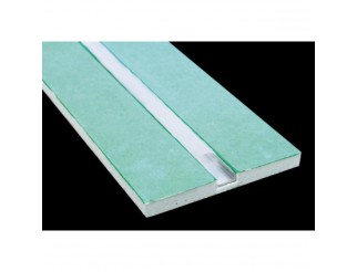 KIT Profilo più Cartongesso IDRO 2m Dissip.25W/m, Incavo 12mm, H 12mm, L 125mm + Cover Satinata e guarnizione per stuccatura