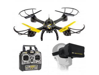 Drone Quadricottero 4ch Camera Visore 3D 2.4 Ghz Vr Mask Ultradrone X40.0 Mondo