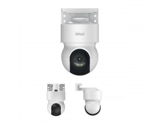 Telecamera alimentata Isiwi REDI ON 2K PT per esterno IR LED e SHOWCOLOR Audio Bidirezionale Sd Card IP65 Stand Alone 