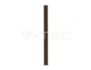 V-TAC APPLIQUE 17w lampada led da muro colore corten 3000k ip65 
