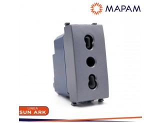 MAPAM Presa bivalente sun-t5 918g grigio Arke'