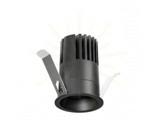 G.E.A. LUCE FARETTO INCASSO NERO 12W LED 3000K