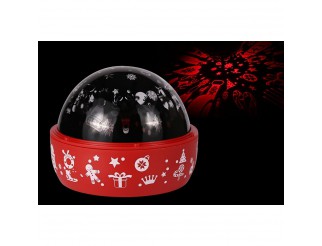 PROIETTORE A LED U.INT.ABS A BATTERIA 16,2X13CM ROSSO