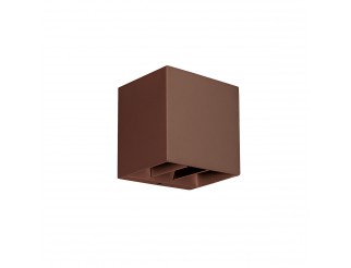 GEA LUCE APPLIQUE DA PARETE GES2320 10W CCT MARRONE IP65