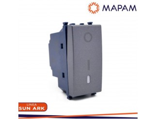 MAPAM Interruttore bipolare sun-t5 902g grigio Arke'