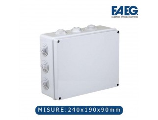FAEG Scatola stagna c/cop.a vite ip55 240x190x90