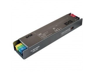 Alimentatore Metallico Serie 1 slim, 24Vdc 12,5A 300W Input 176-264Vac con soft start e selettore