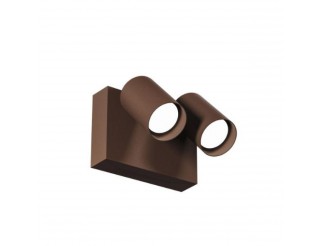 GEALED APPLIQUE MARRONE 2X9W LED CCT