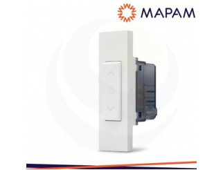 MAPAM Doppio pulsante non interbloccato zen bianco opaco