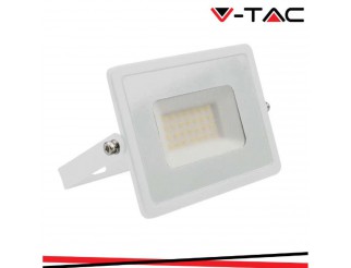 V-TAC 30w led proiettore smd e-series g2 corpo bianco 6500k