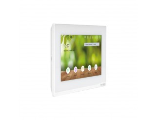 VULTECH Postazione da interno 2 fili by IP , 7 Pollici Linux con Wifi colore bianco risoluzione 1024X600 VS-PI217W-2IPLXB