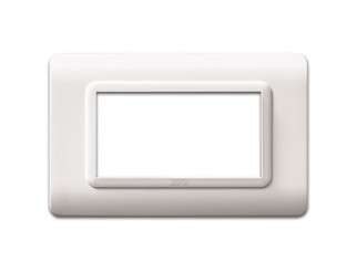 AVE Placca tecnopolimero, S44 colore bianco ? 4 Mod.
